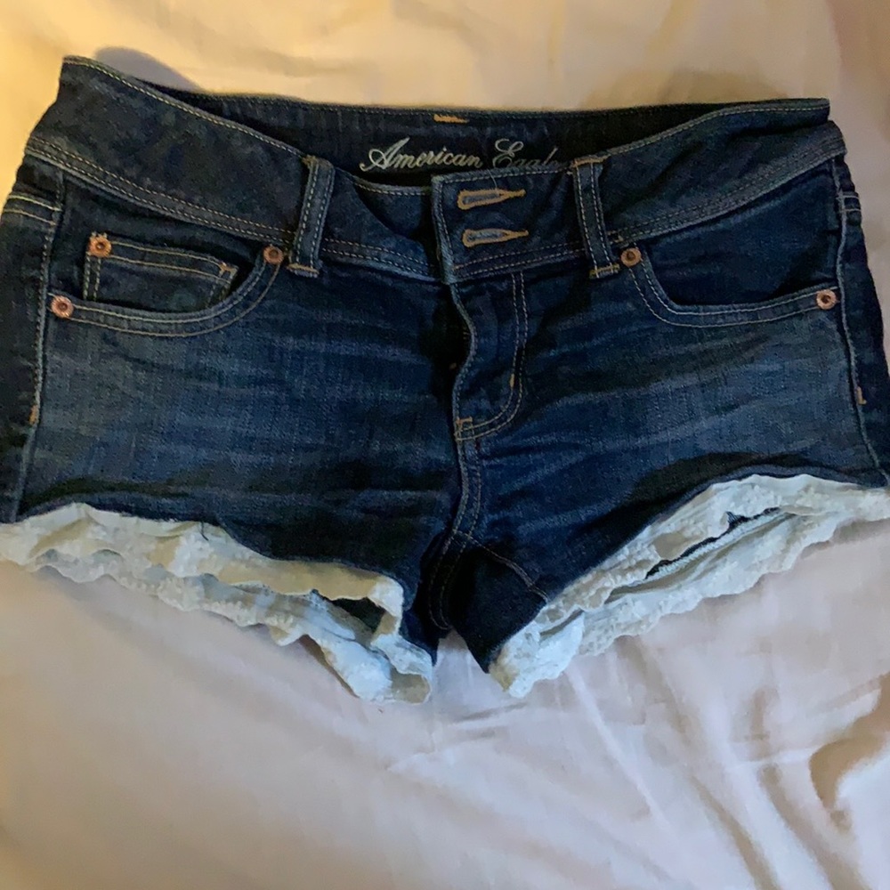 American eagle lace trim shorts